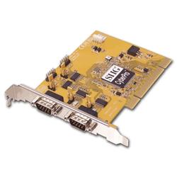 SIIG INC Siig CyberSerial 4S Plus 4 Port Serial Adapter - 4 x 9-pin DB-9 RS-232 Serial - PCI