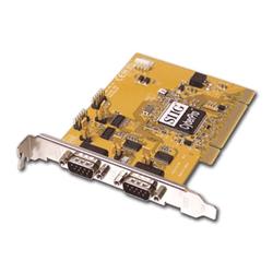 SIIG INC Siig CyberSerial 4S Serial Adapter - 4 x 9-pin DB-9 RS-232 Serial - PCI