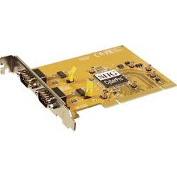 SIIG INC Siig CyberSerial Dual Serial Adapter - 2 x 9-pin DB-9 RS-232 Serial - PCI (JJ-P02012-B6)