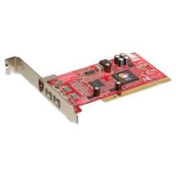 SIIG Siig FireWire 800 PCI-32T - 2 x 9-pin FireWire 800 IEEE 1394b - FireWire 800 External, 1 x 6-pin FireWire IEEE 1394a - FireWire 400 External - Plug-in Card