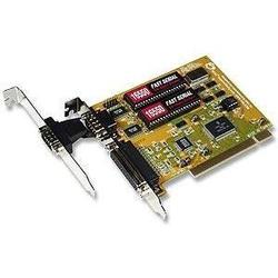 SIIG INC Siig Serial/Parallel Combo Adapter - 1 x 25-pin DB-25 Female IEEE 1284 Parallel, 2 x 9-pin DB-9 Male RS-232 Serial - PCI