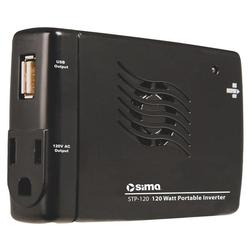 SIMA Sima STP-120 DC-to-AC Power Inverter - Input Voltage:12V DC - Output Voltage:120V AC - 120W