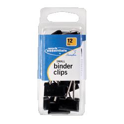 Swingline/Acco Brands Inc. Small Binder Clip, Scratch Resistant, 12/CD, Black (SWI71747)