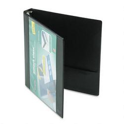 Wilson Jones/Acco Brands Inc. Smart-View™ Vinyl View Binder, Round Ring, 1 Capacity, Black (WLJ36611)