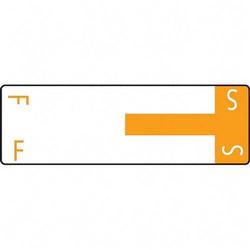 Smead Manufacturing Co. Smead AlphaZ NCC Color Coded Name Labels - 3.12 Width x 1.15 Length - Orange