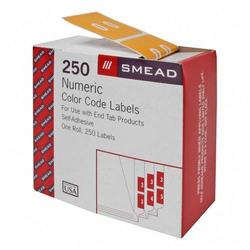 Smead Manufacturing Co. Smead DCC Color Coded Numeric Labels (67420)