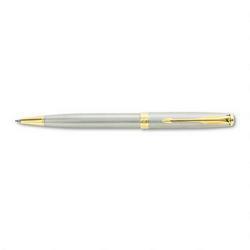 Parker Pen Company/Sanford Ink Company Sonnet Collection Ballpoint Pen, Medium Point, Stainless Steel/Gold (PAR49801)