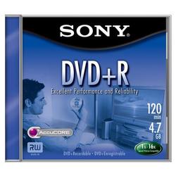 Sony 16x DVD-R Media - 4.7GB - 1 Pack