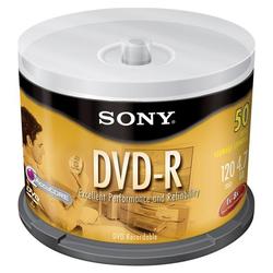 Sony 16x DVD-R Media - 4.7GB - 50 Pack