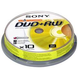 Sony 4x DVD+RW Media - 4.7GB - 1 Pack