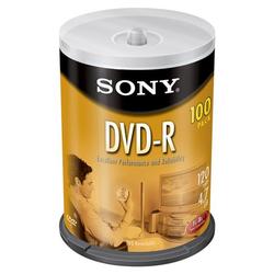 Sony 8x DVD-R Media - 4.7GB - 100 Pack