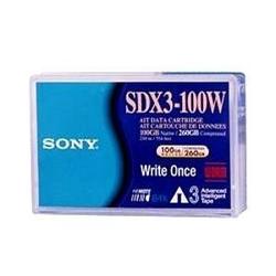 SONY CORPORATION - RECORDING MEDIA Sony AIT-3 Data Cartridge - AIT AIT-3 - 100GB (Native)/260GB (Compressed) (SDX3100W)