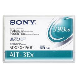 Sony AIT-3Ex Tape Cartridge - AIT AIT-3Ex - 150GB (Native)/390GB (Compressed)