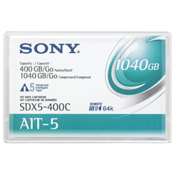 Sony AIT-5 Tape Cartridge - AIT AIT-5 - 400GB (Native)/1040GB (Compressed)