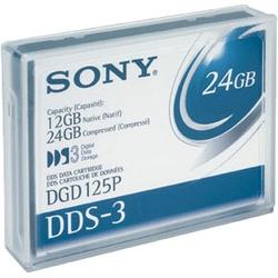 Sony DDS -3 Tape Cartridge - DAT DDS-3 - 12GB (Native)/24GB (Compressed) (DGD125P//AWW)