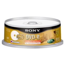 Sony DVD-R Media - 4.7GB - 25 Pack