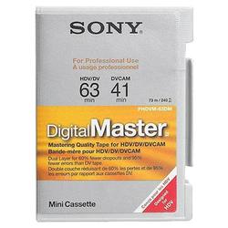 Sony Digital Master DVCAM Videocassette - DVCAM - 41Minute