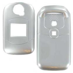 Wireless Emporium, Inc. Sony Ericsson W300i/Z530i Silver Snap-On Protector Case Faceplate