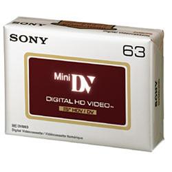 Sony High Definition DV Cassette - DVC - 63Minute