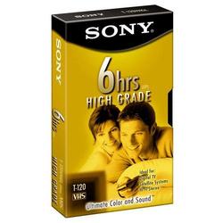 Sony T120VHGL/H High Grade VHS Videocassette - VHS