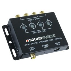 SoundStorm Sound Storm 1 x 4-way Video Signal Amplifier - 4-way - Signal Amplifier