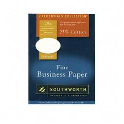 Southworth Company Southworth Fine Business Paper - Letter - 8.5 x 11 - 24lb - Wove - 500 x Sheet - Natural