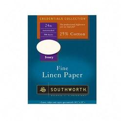 Southworth Company Southworth Fine Linen Multipurpose Paper - Letter - 8.5 x 11 - 24lb - Linen - 500 x Sheet (564C)