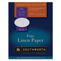 Southworth Company Southworth Fine Linen Multipurpose Paper - Letter - 8.5 x 11 - 24lb - Linen - 500 x Sheet (574C)