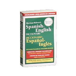 Merriam-Webster Hardback Spanish-English Dictionary, Paperback, 4-3/16 x6-7/8 (MER916)