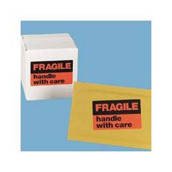 Avery-Dennison Special Message 3 x 5 Labels Printed Fragile, Black/Red Neon, 40 per Pack (AVE05283)