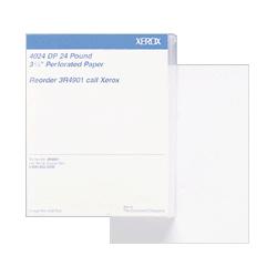Xerox Corporation Specialty Business Paper, 24 lb., 3-2/3 Horiz Perf, White (XER3R4901)