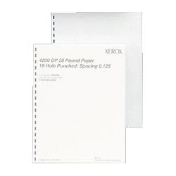 Xerox Corporation Specialty Business Paper, 4200DP, GBC, 19HP For Binders 1/2 Up (XER3R4904)