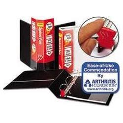 Cardinal Brands Inc. SpineVue® EasyOpen® Locking Slant-D® Ring Binders, 1-1/2 Capacity, White (CRD19113)