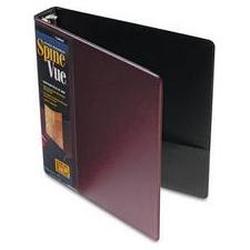 Cardinal Brands Inc. SpineVue® Round Ring View Binder, 1-1/2 Capacity, Maroon (CRD16758)