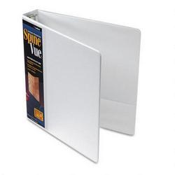 Cardinal Brands Inc. SpineVue® Round Ring View Binder, 1-1/2 Capacity, White (CRD16703)