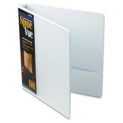 Cardinal Brands Inc. SpineVue® Round Ring View Binder, 1 Capacity, White (CRD16303)