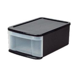 Iris Stacking Drawer, 7-1/4 Gallon, 15-3/4 x19-3/4 x8-1/8 , Black (IRS130601)