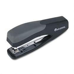 Universal Stand-Up Full Strip Stapler, Black/Gray (UNV43148)