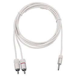 Jensen Stanley Audio Cable - 1 x Mini-phone - 2 x RCA - 6ft