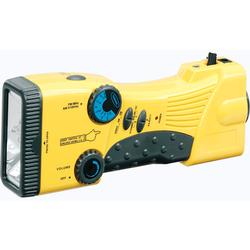 Stansport Compact Crank, Solar and Battery Powered AM/FM Radio/Flashli