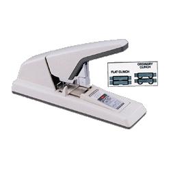 Max Usa Corp. Stapler, Flat Clinch Heavy-Duty, 3-1/4 x12 x7 , Gray (MXBHD3DFGY)