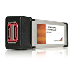 STARTECH.COM StarTech 2 Port eSATA ExpressCard Drive Controller Card