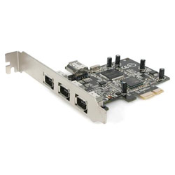 STARTECH.COM StarTech 3 + 1 Internal Port PCI Express FireWire Card