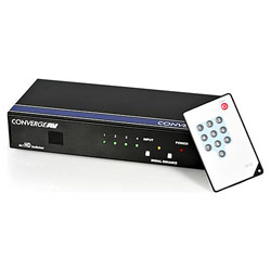 STARTECH.COM StarTech Converge A/V 4 to 1 HDMI Switch with Remote and RS-232 Control