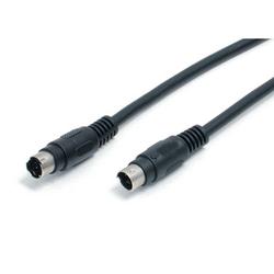 STARTECH.COM StarTech.com S-Video Cable - 1 x DIN - 1 x DIN - 24ft - Black