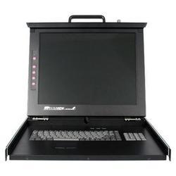 STARTECH.COM Startech.com 19 LCD Rackmount Console with 16 Port KVM - 16 Computer(s) - 19 Active Matrix TFT LCD - 16 x DB-15 Keyboard/Mouse/Video - 1U Height