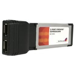 STARTECH.COM Startech.com 2 Port IEEE-1394 Firewire ExpressCard - 2 x 6-pin Female IEEE 1394a - FireWire External - Plug-in Module