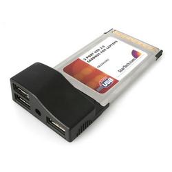 STARTECH.COM Startech.com 3 Port USB 2.0 Cardbus Adapter - 3 x 4-pin Type A Female USB 2.0 - USB