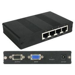 STARTECH.COM Startech.com 4-Port Cat 5 VGA Splitter - 1 x D-Sub (HD-15) Monitor, 4 x RJ45 Monitor - 1280 x 1024 @ 60 Hz