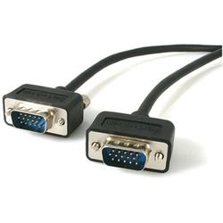 STARTECH.COM Startech.com Coax Super Thin Low Profile SVGA Monitor Cable - 1 x HD-15 - 1 x HD-15 - 6ft - Black